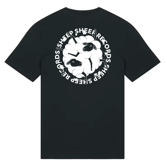 T-Shirt "SheepSheep Records" Black | Back Print Only