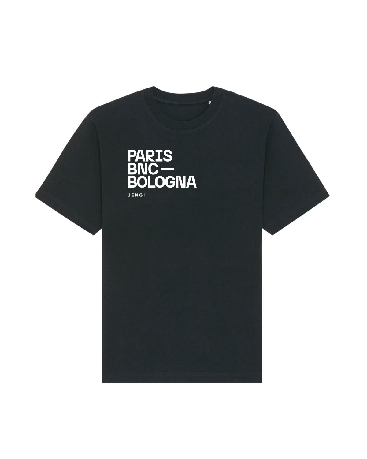 T-Shirt "Paris, BNC, Bologna" Black